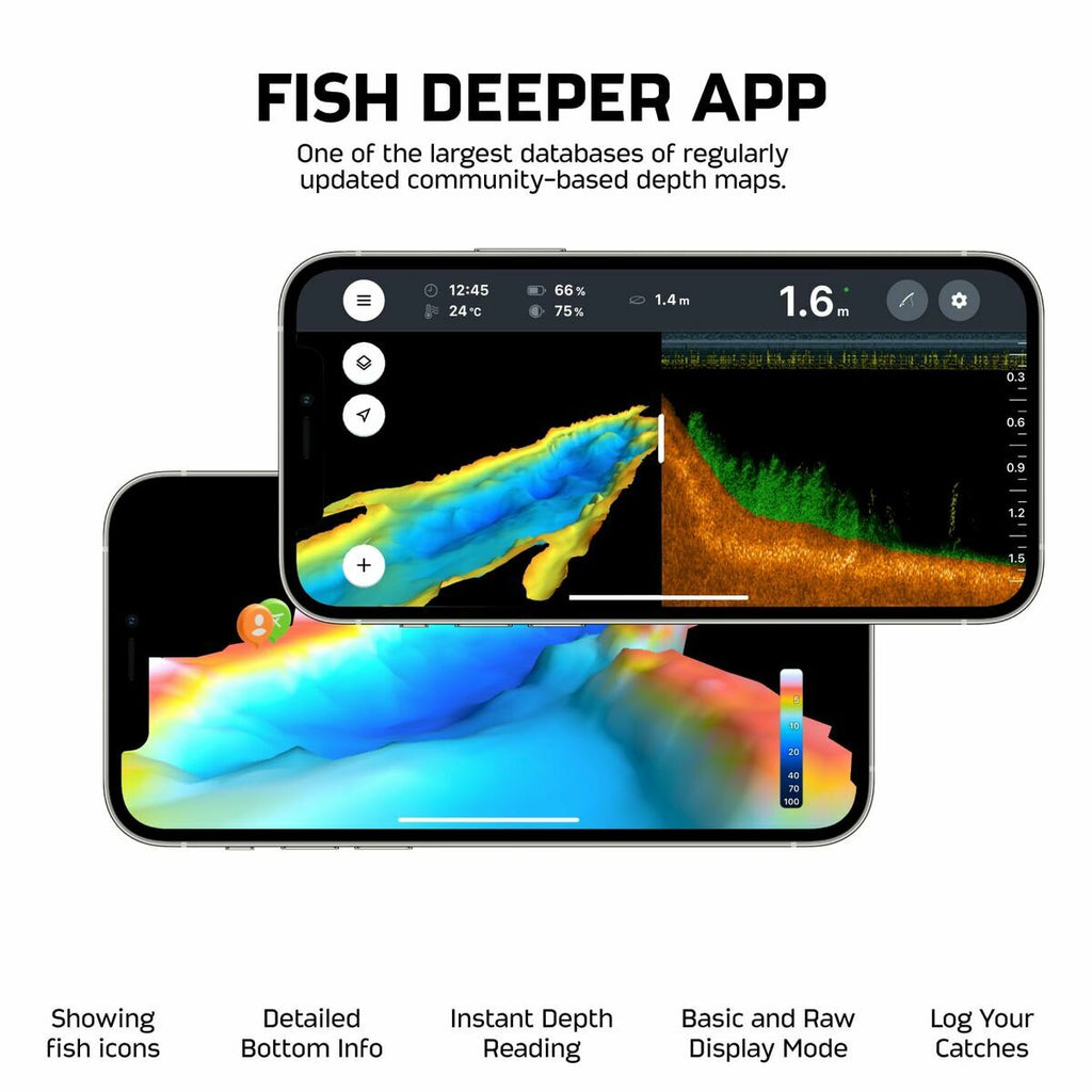 Deeper CHIRP+ 3 (DP6H13S10) – Das fortschrittlichste kabellose 3D-Sonar für anspruchsvolle Angler