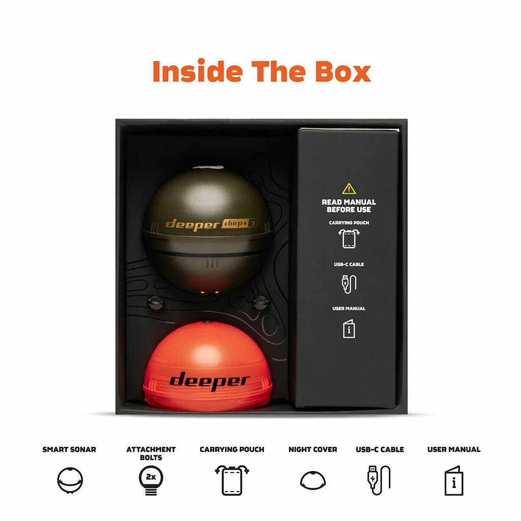 Deeper CHIRP+ 3 (DP6H13S10) – Das fortschrittlichste kabellose 3D-Sonar für anspruchsvolle Angler