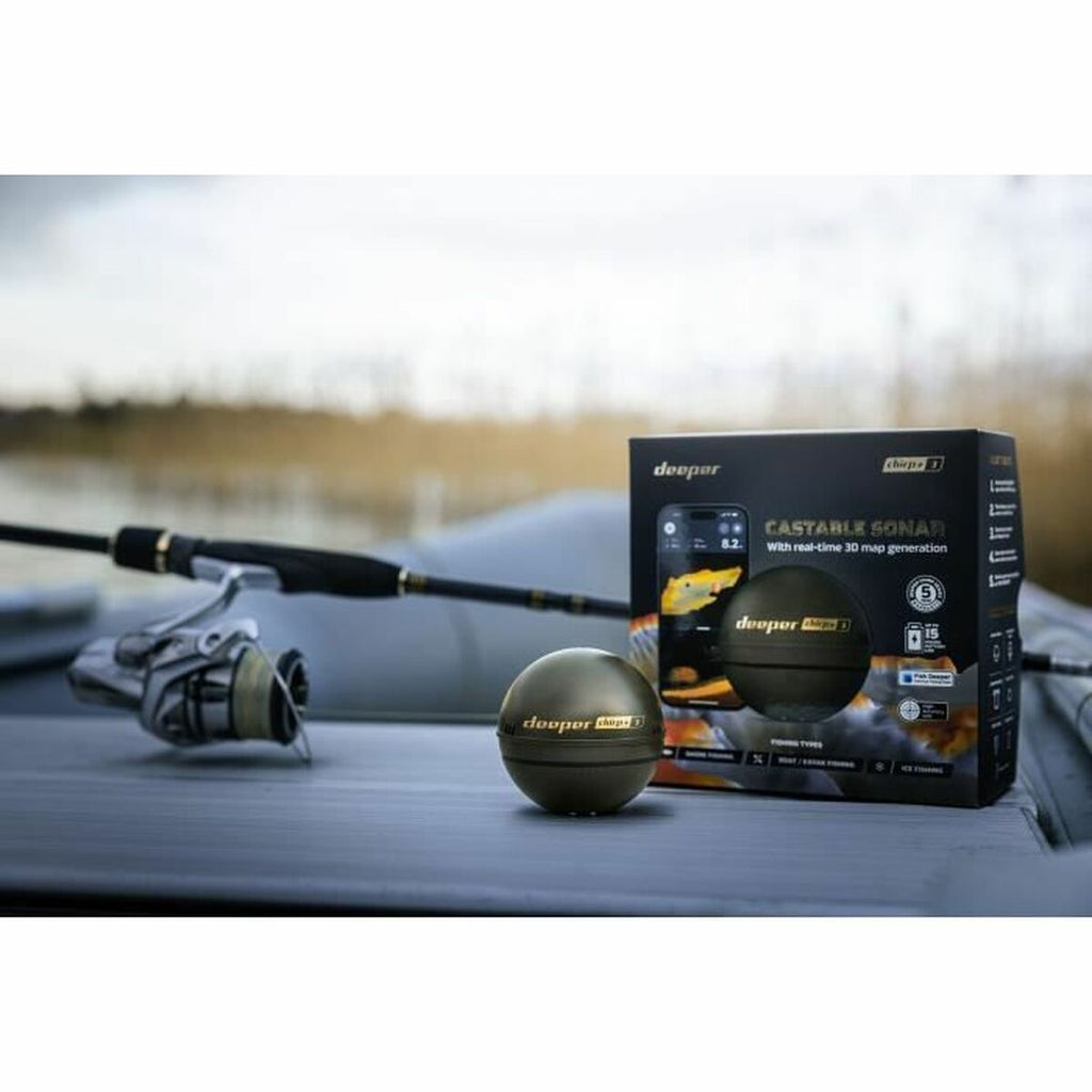Deeper CHIRP+ 3 (DP6H13S10) – Das fortschrittlichste kabellose 3D-Sonar für anspruchsvolle Angler